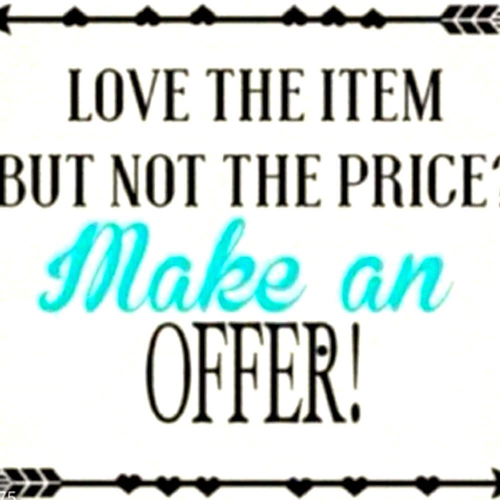 I accept or counter all offers!